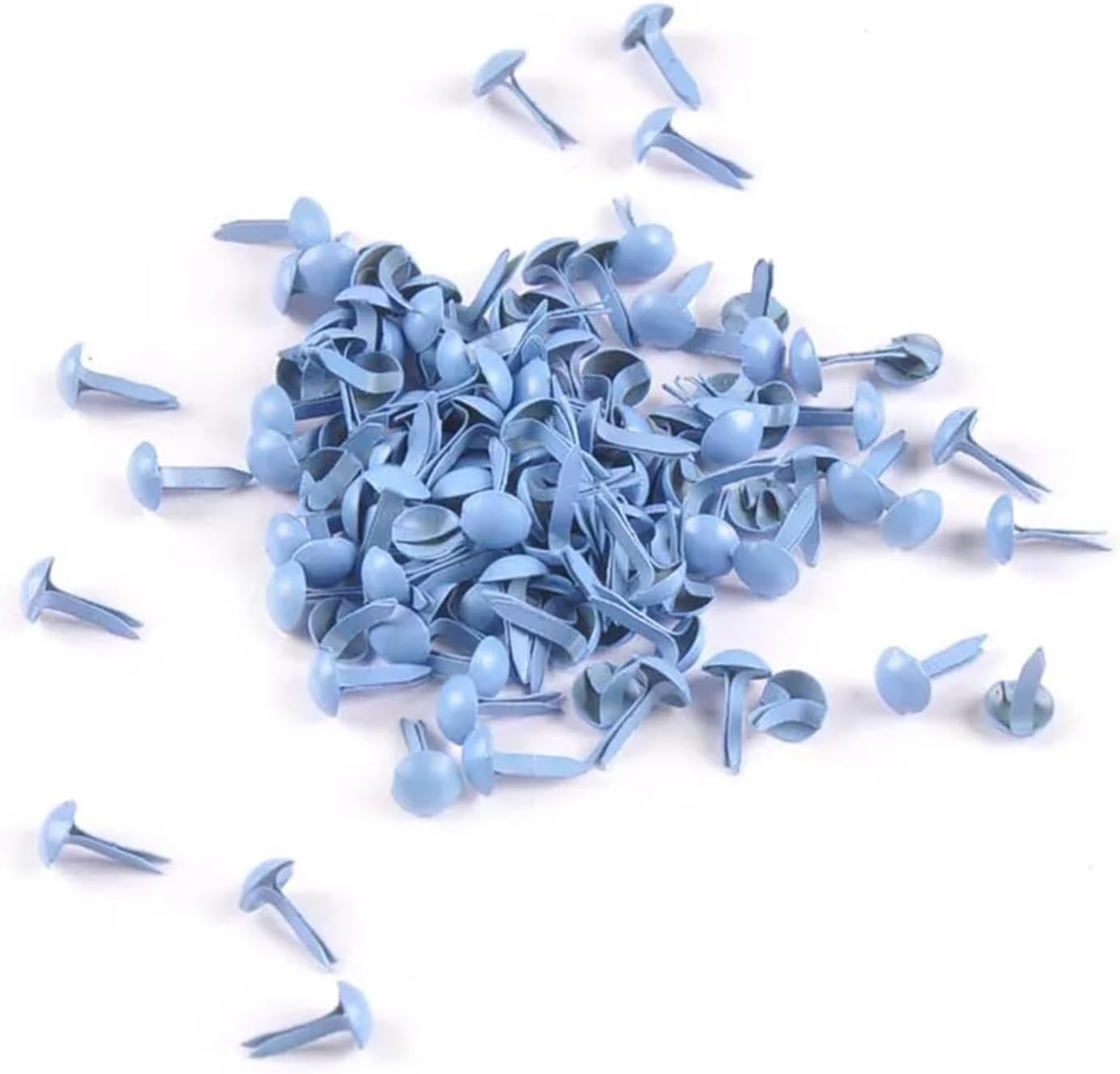 500pcs Mixed Round Brads Fasteners for Scrapbook DIY Metal Embellishments Shoe Decor