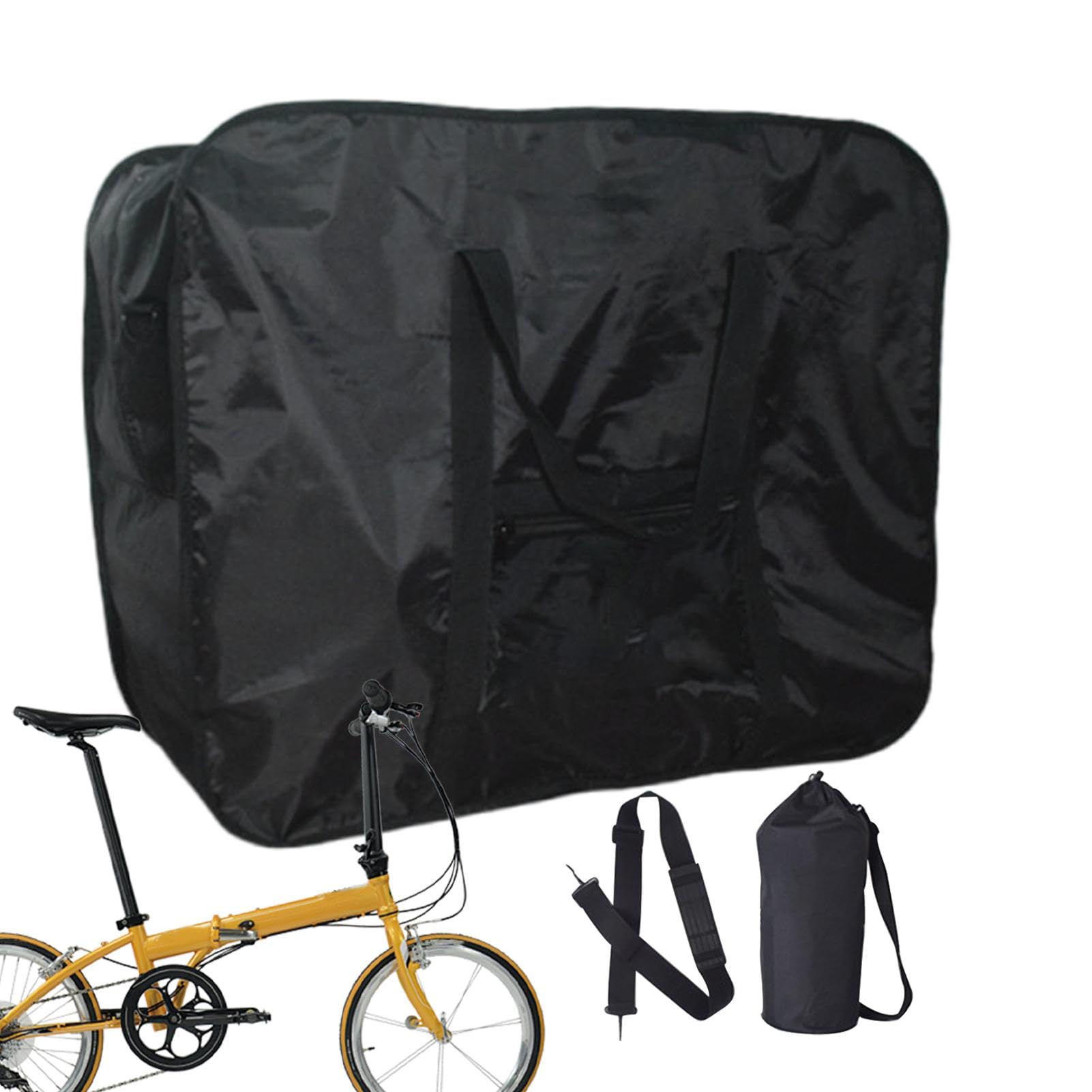 Borsa da ciclismo pieghevole, borsa da trasporto per ciclismo | Custodia per il trasporto in bicicletta - Robusta borsa da viaggio per ciclismo, custodia da ciclismo pieghevole all'aperto per trasport