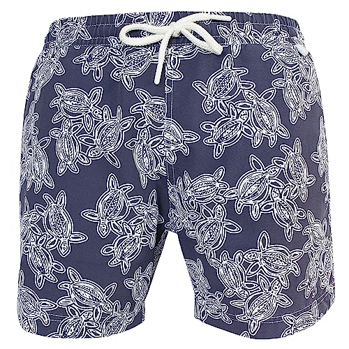 Maillot de bain tortue homme bleu navy pour vos vacances à la plage