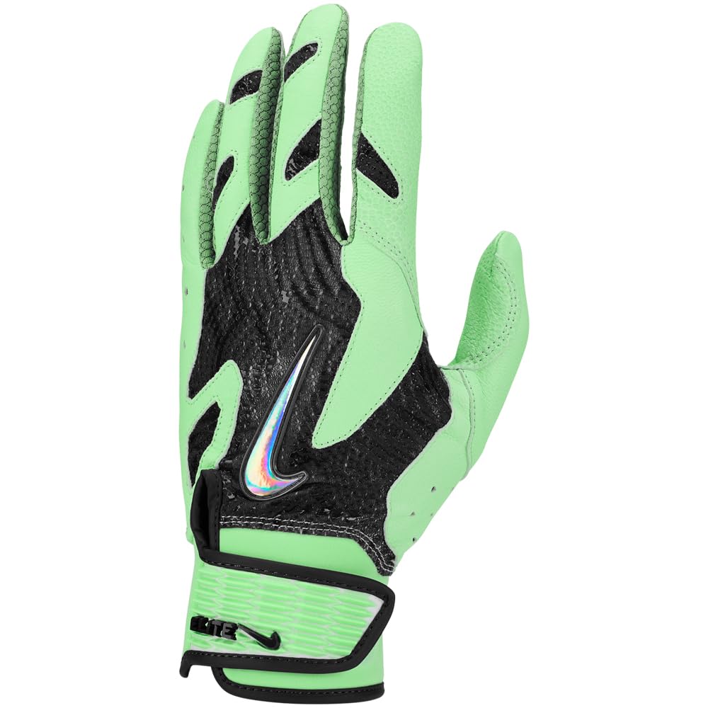 – Alpha Elite 2.0 Baseball Batting Gloves (Anthracite/Vapor Green/Clear/Multi-Color, Small)