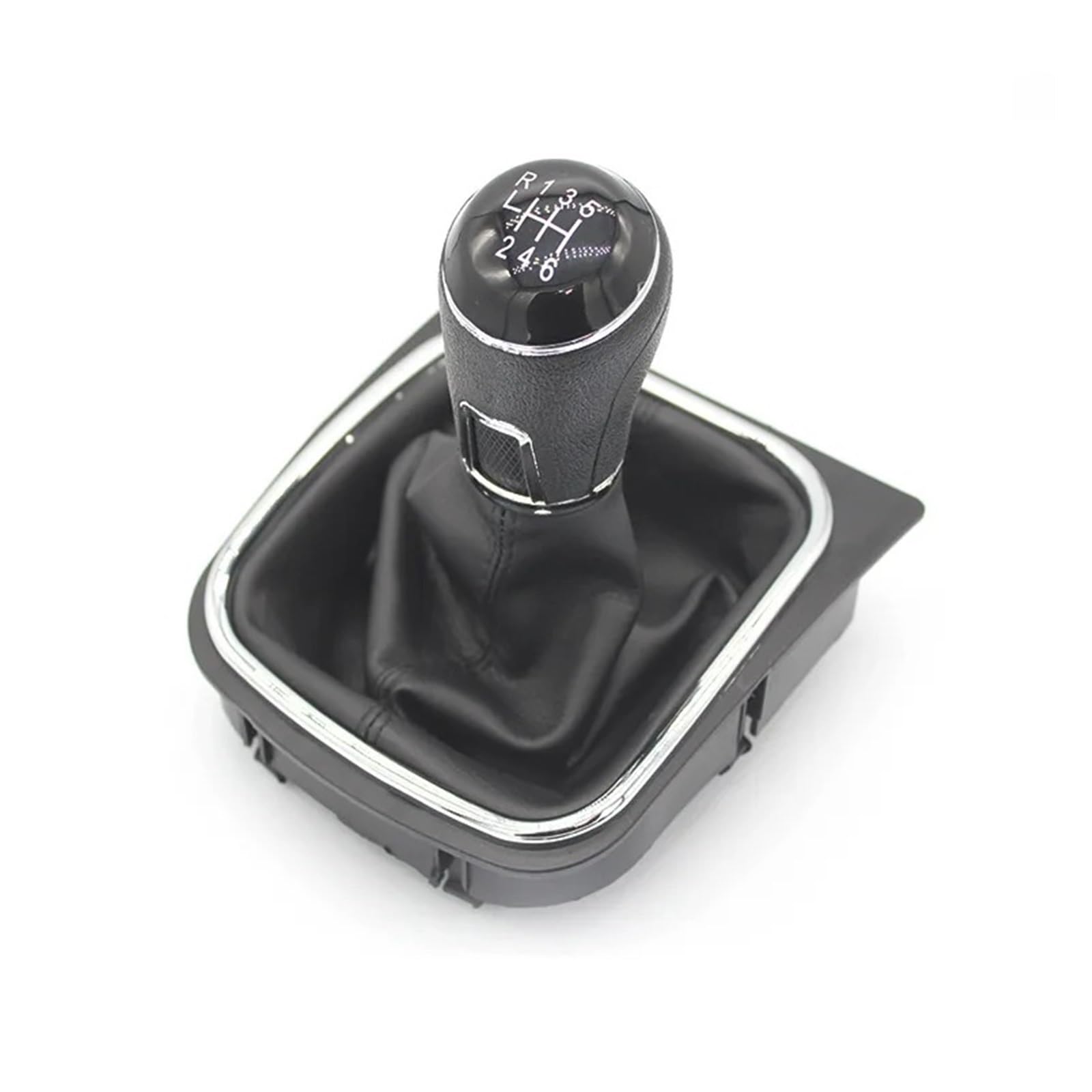 Vavgkdkpzb 6 Speed Shifter Lever Handle For Vw Rabbit For Golf 5 For Jetta Mk5 2004-2010 Gear Shift Knob Lever Handle(6 Speed)