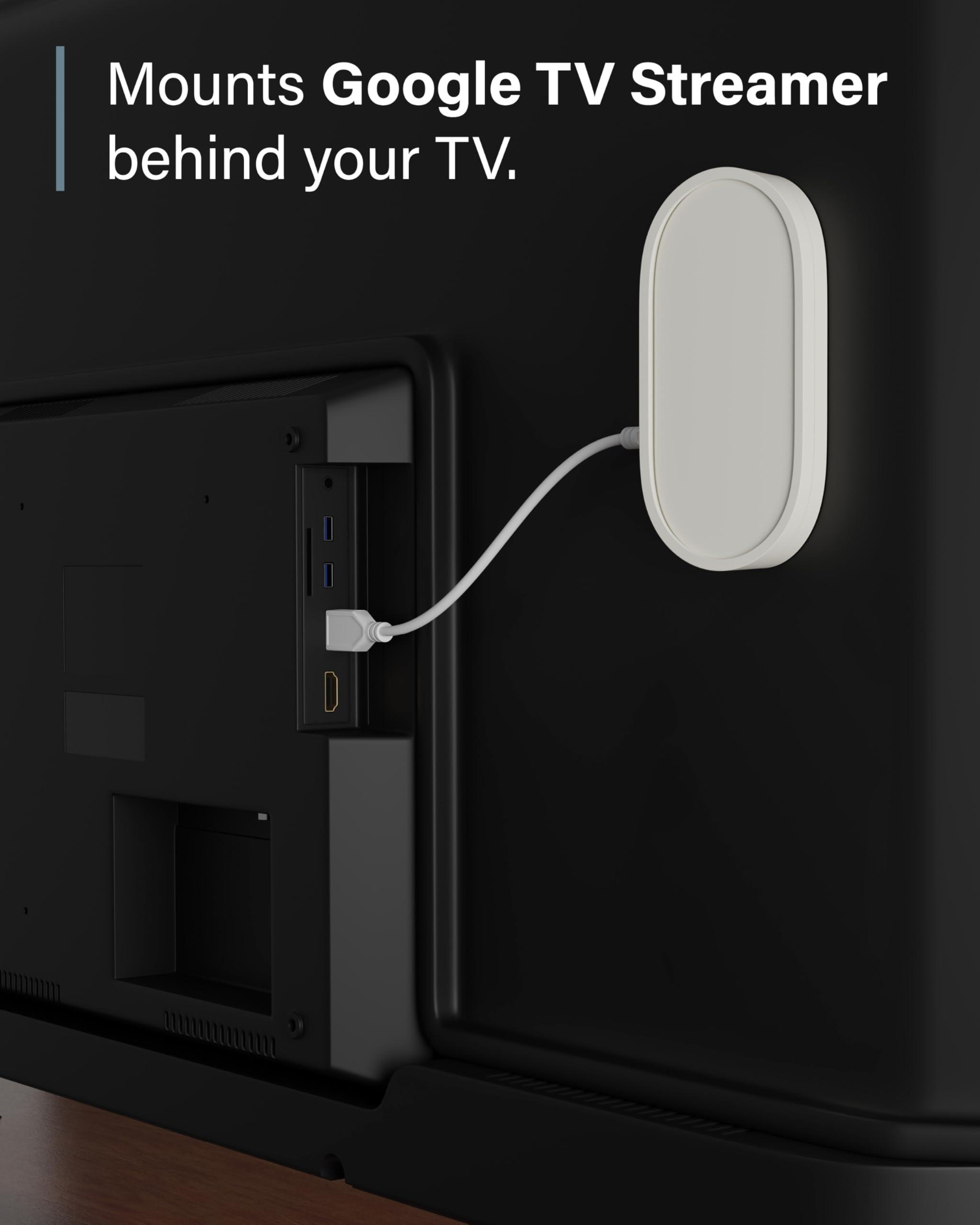 Amazon | SANUS Google TVストリーマー(4K)マウント用マウントキット
