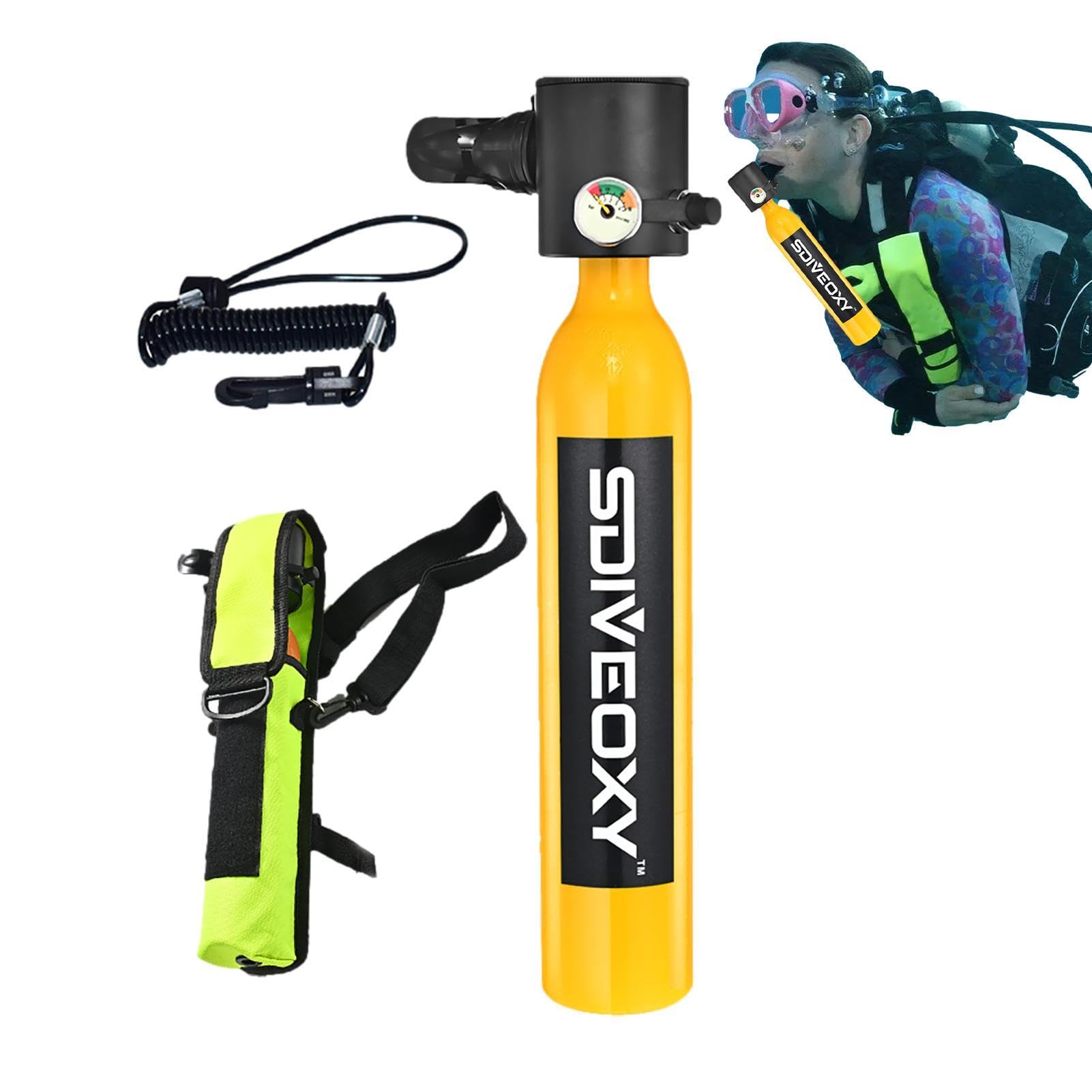 Fabater Manomètre, Jauge De Pression Et De Profondeur De Plongée Sous-Marine Avec Tuyau Haute Pression, Vérificateur De Pression Compact, Mini SPG