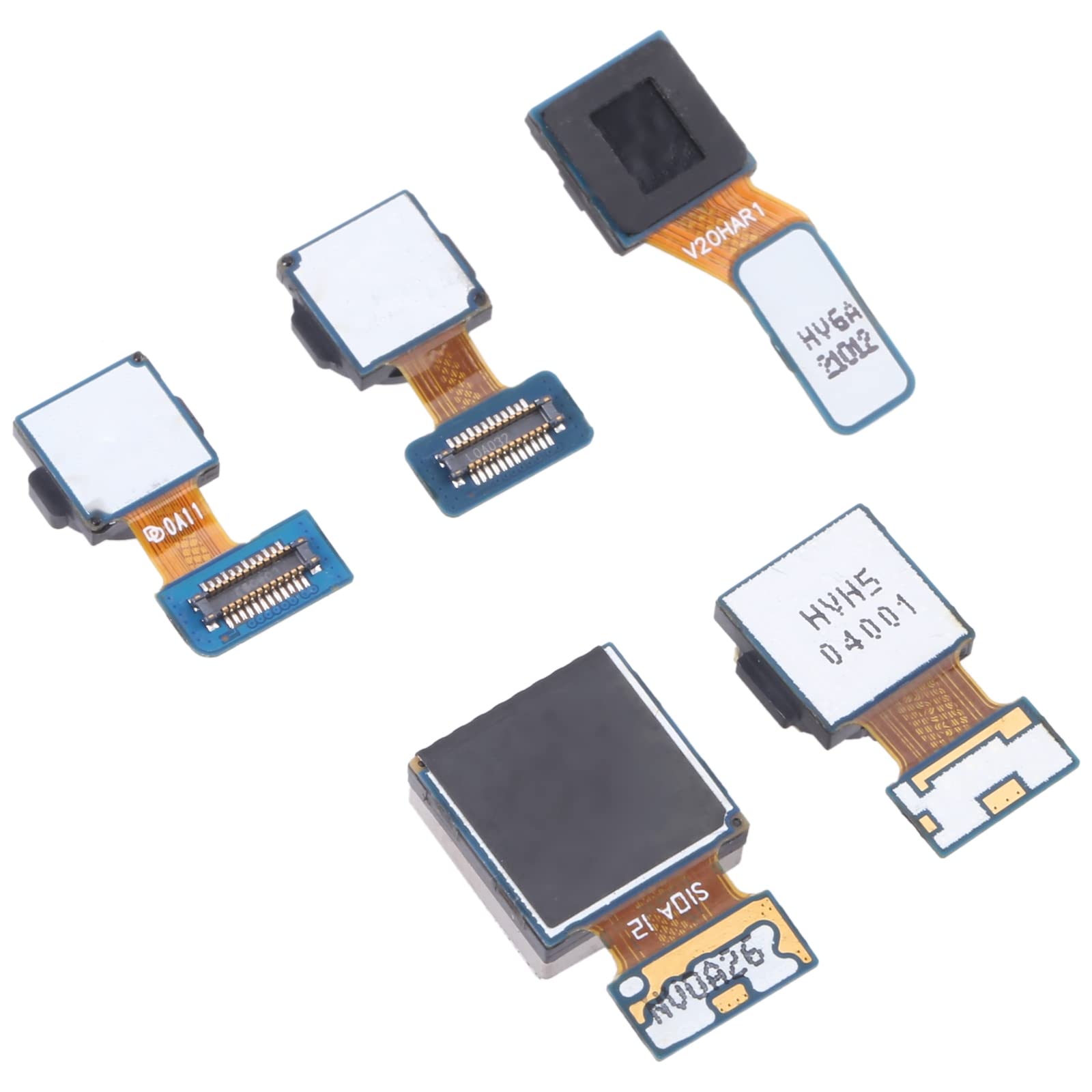Harigalac Zestaw kamer do telefonów komórkowych, zamiennik do oryginalnego zestawu aparatów Samsung Galaxy A42 5G SM-A426 (głębokość + makro + szeroki + główny aparat + kamera przednia)