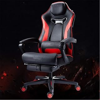 BaoYPP Silla de Juego Silla de Juego Home Asiento Boss Silla Ascensor Silla Respaldo Silla giratoria Silla Gaming Silla reclinable Silla de computadora Asientos Cómodos (Color : Red, Size : One Size)