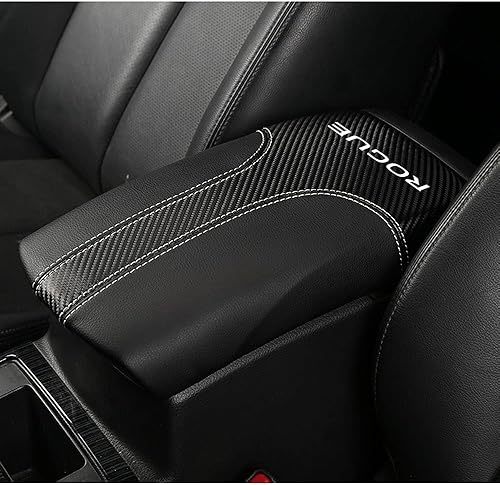 Miniatura 10 de XITER Protector de funda para reposabrazos de automóvil, 1 almohadilla de cuero para consola central para Nissan Rogue 2014-2020, 2017-2022 Rogue