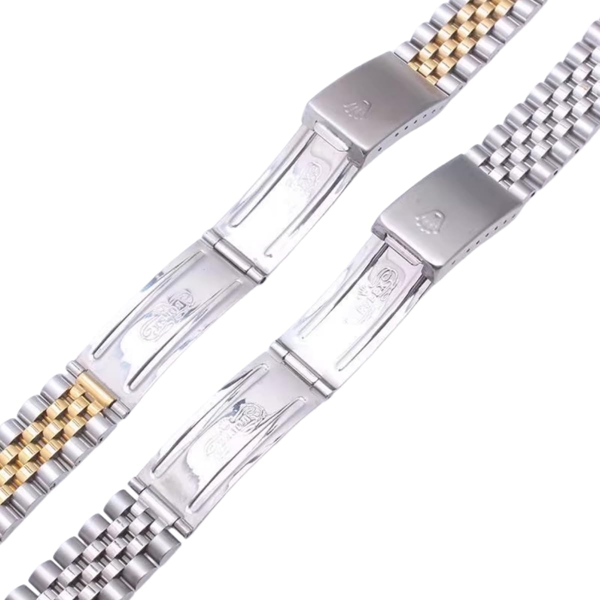 Cinturino Orologio Acciaio Inossidabile Bracciale Jubilee Metallo Ricambio 13mm 17mm 20mm Attacco Curvo Maglie per Rolex Datejust