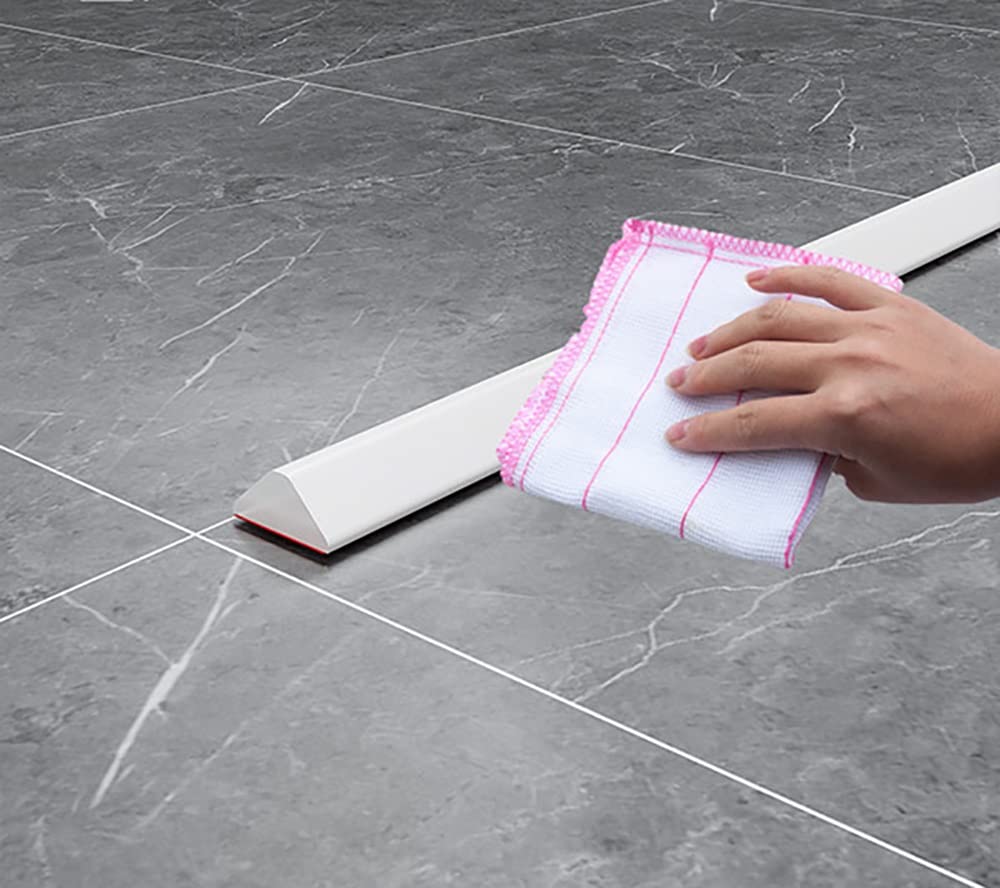 Sellador de Pantalla para Suelo de baño, Tira Impermeable, Presa de umbral Plegable, Protector contra Salpicaduras de Silicona para Fregadero de Cocina, Presa de retención de Fregadero para