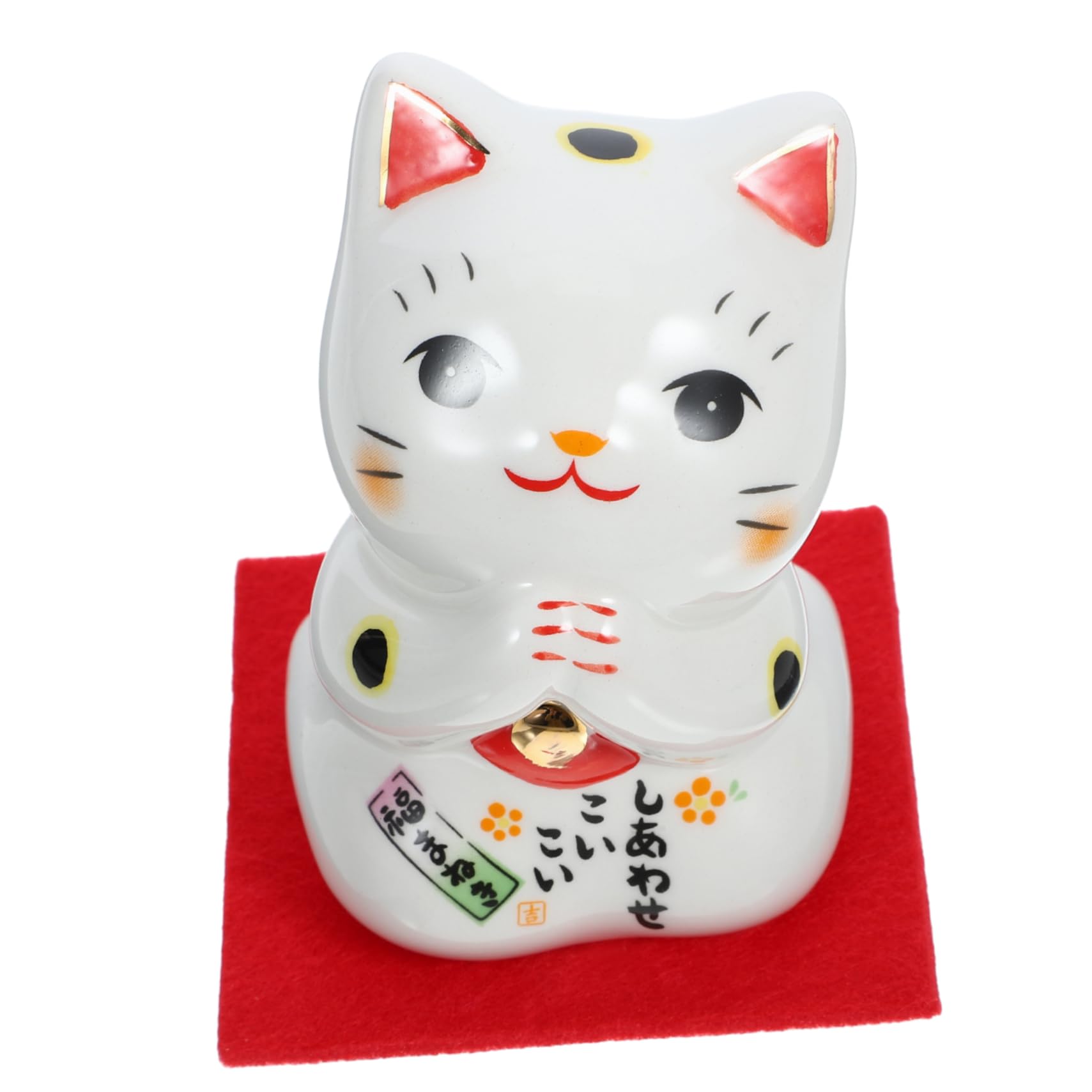 STOBAZA 5pièces Figurine De Chat Maneki Neko Céramique Décoration De Bureau Et Maison Kawaii pour Et Adorable Cat Ornament pour Intérieur