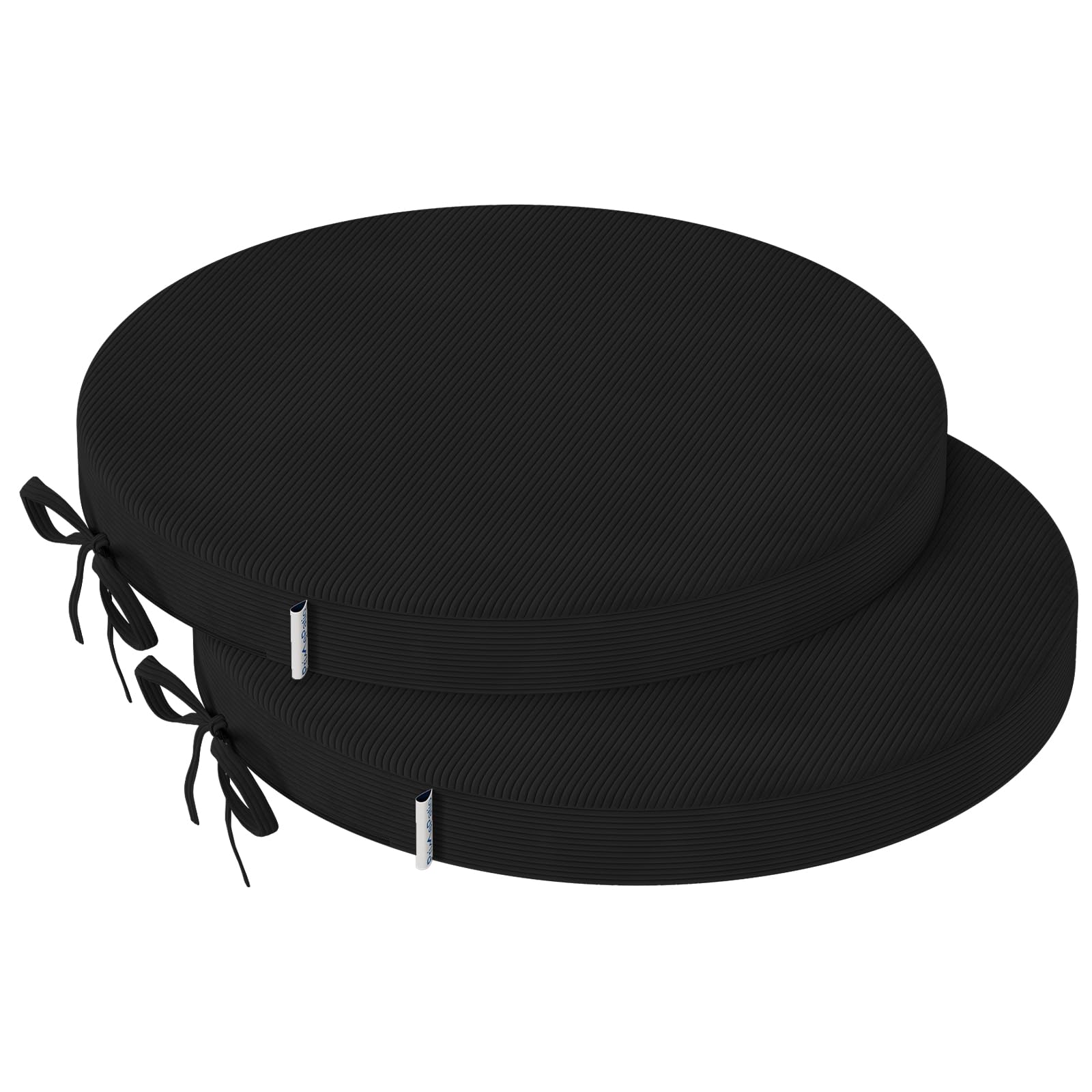 PRIMEPATIO Round Seat Cushions for Dining Chairs Set of 2