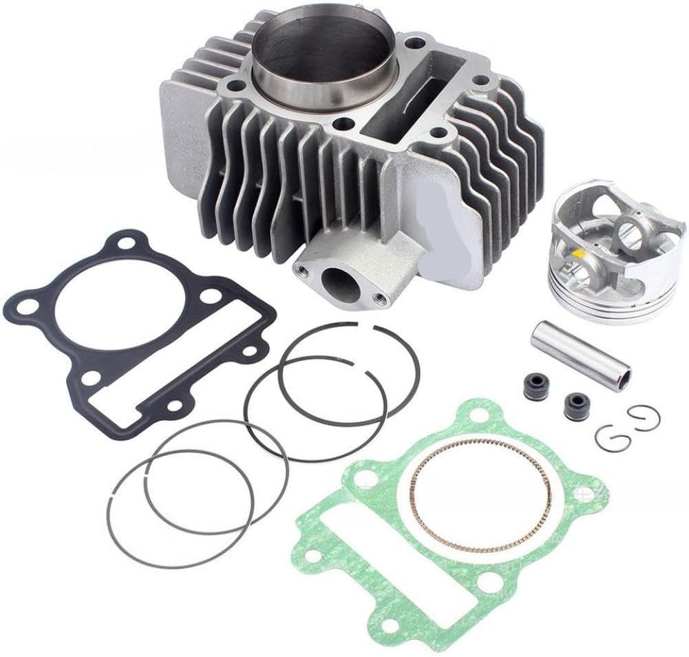 Piston Piston Ring Pin Card Upper And Lower Cylinder Gasket Cylinder Block Engine Part Compatible With Automotive Motorcycle Parts Yinxiang YX 160CC