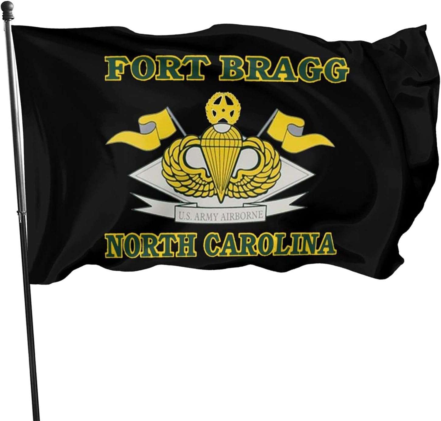 US Army 82nd Airborne Gartenflagge – 91x152 Cm, Wetterfest, Mit Metallösen – Für Fort Bragg Fans