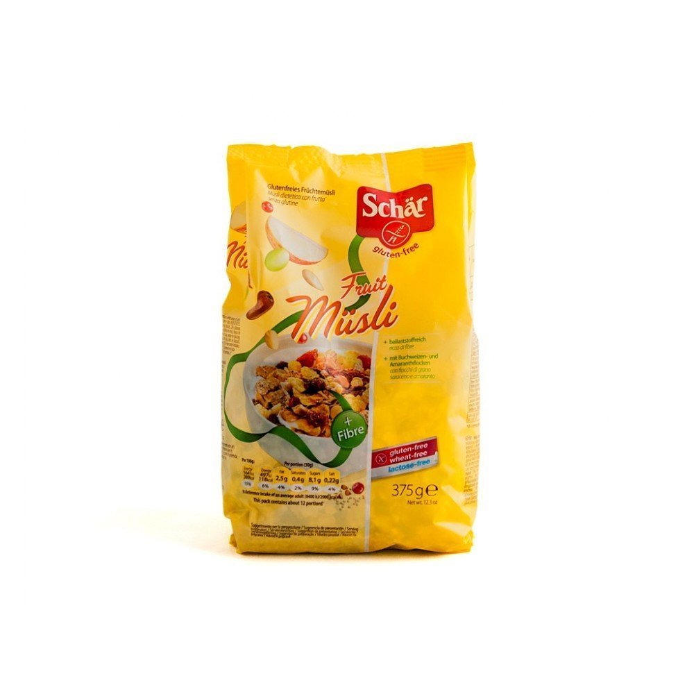 Muesli de frutas sin gluten Dr.Schar 375 g
