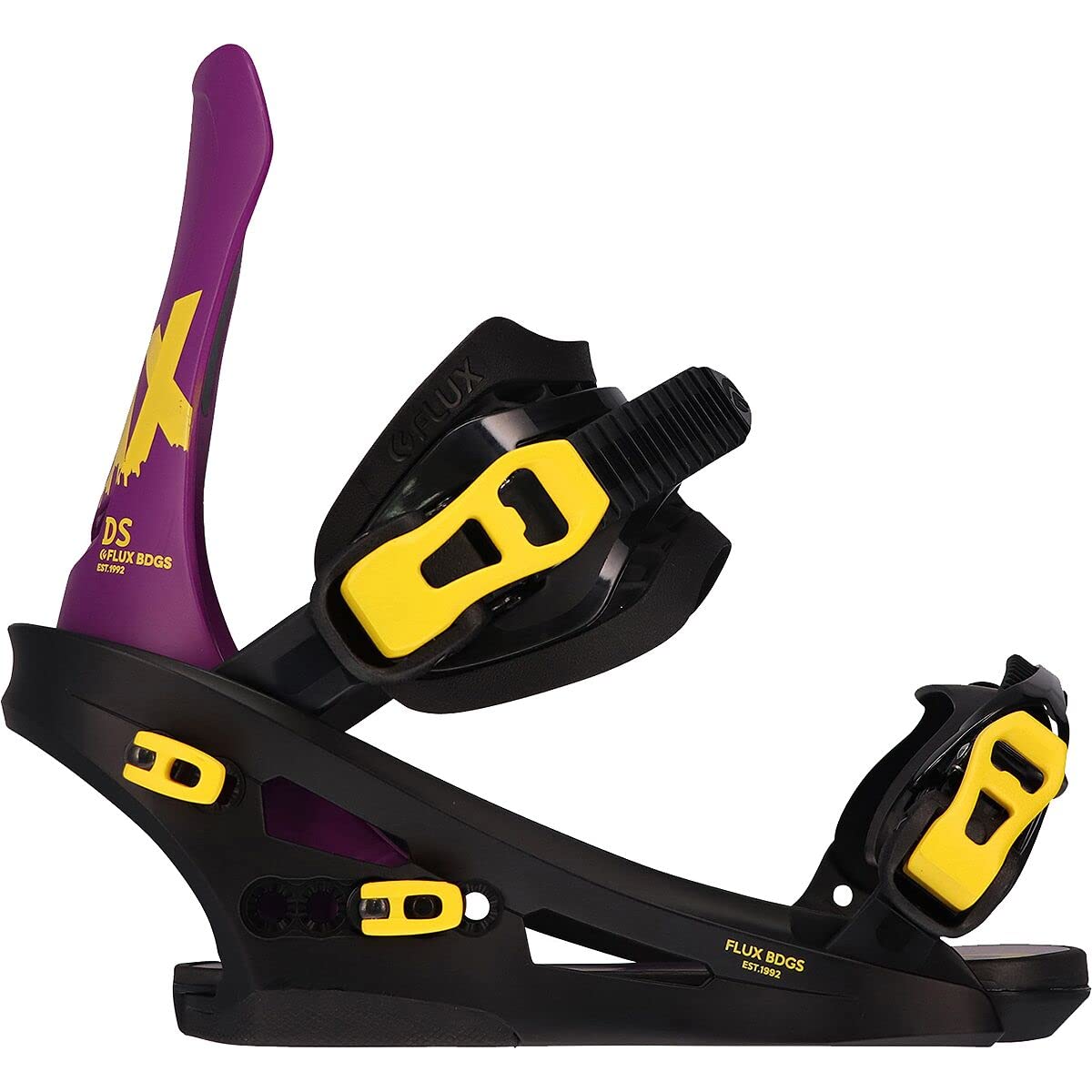 Amazon.co.jp: Flux DS YW/PPL Men's Snowboard Binding, M : Sports