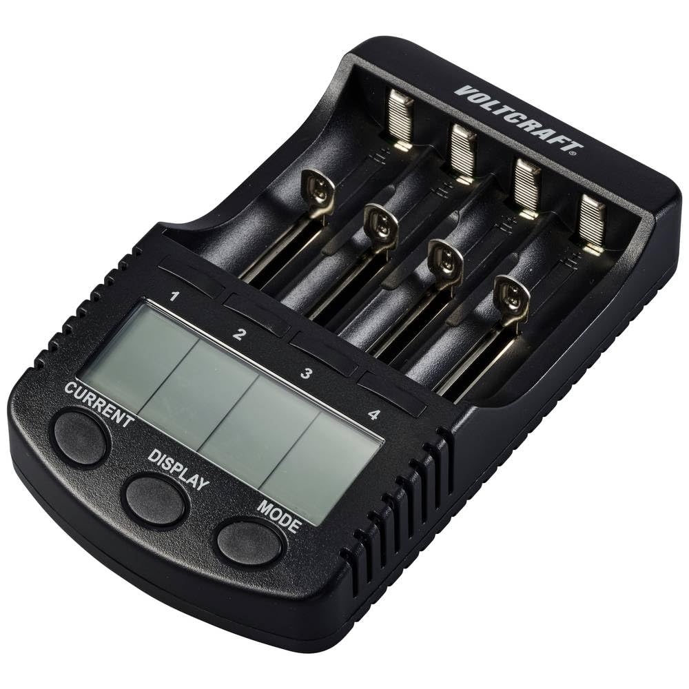 VOLTCRAFT CC-2 Chargeur à cellules Rondes NiMH, NiCd, LiIon Mignon (AA), Micro (AAA), Baby (C), Sub-C, 26650, 26500, 18650, 1
