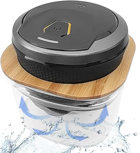 Soporte de enjuague de bambú compatible con Microtouch Titanium Electric Head Shaver