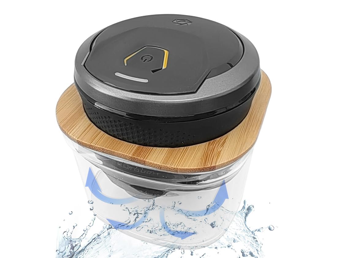 FitSandBamboo Shaver Rinse Stand Compatible for Microtouch Titanium Electric Head Shaver