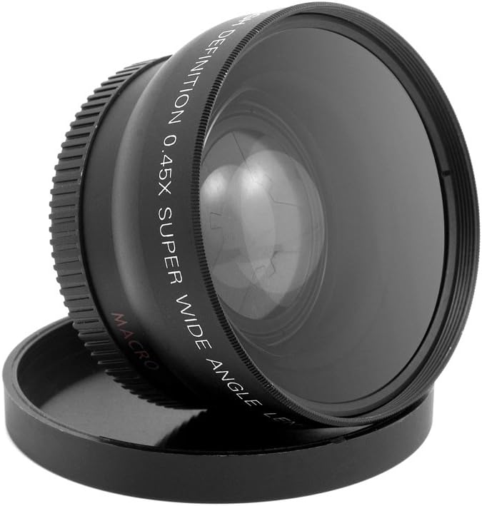 eWINNER 52mm (for Nikon) Wide Angle 0.45X High Definition Macro DSLR Camera Lens For Nikon Cameras