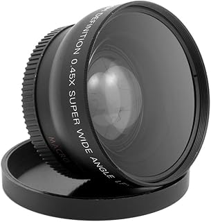 EWINNER 52mm (for Nikon) Wide Angle 0.45X High Definition Macro DSLR Camera Lens For Nikon Cameras