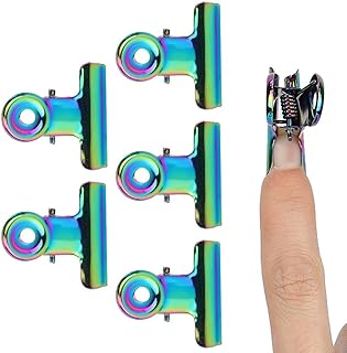 C Curve Nail Pincher, Nail Pinching Tool, 5pcs Nail Extension Clips Stainless Steel Decoration Kits Curve Clips Nail Extension Clips Clips Stainless Steel