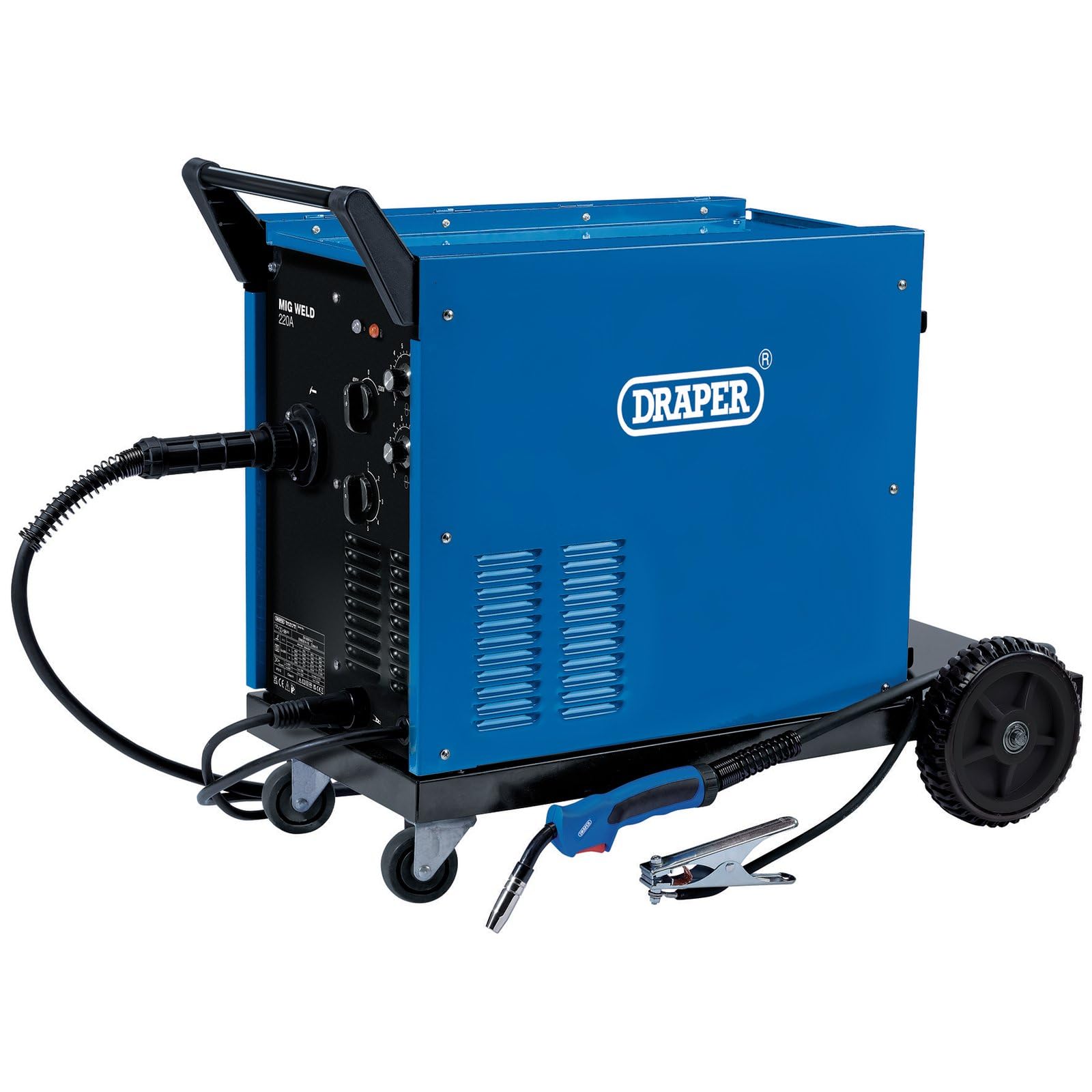 Draper Expert Gas/Gasless Mig Welder, 220A