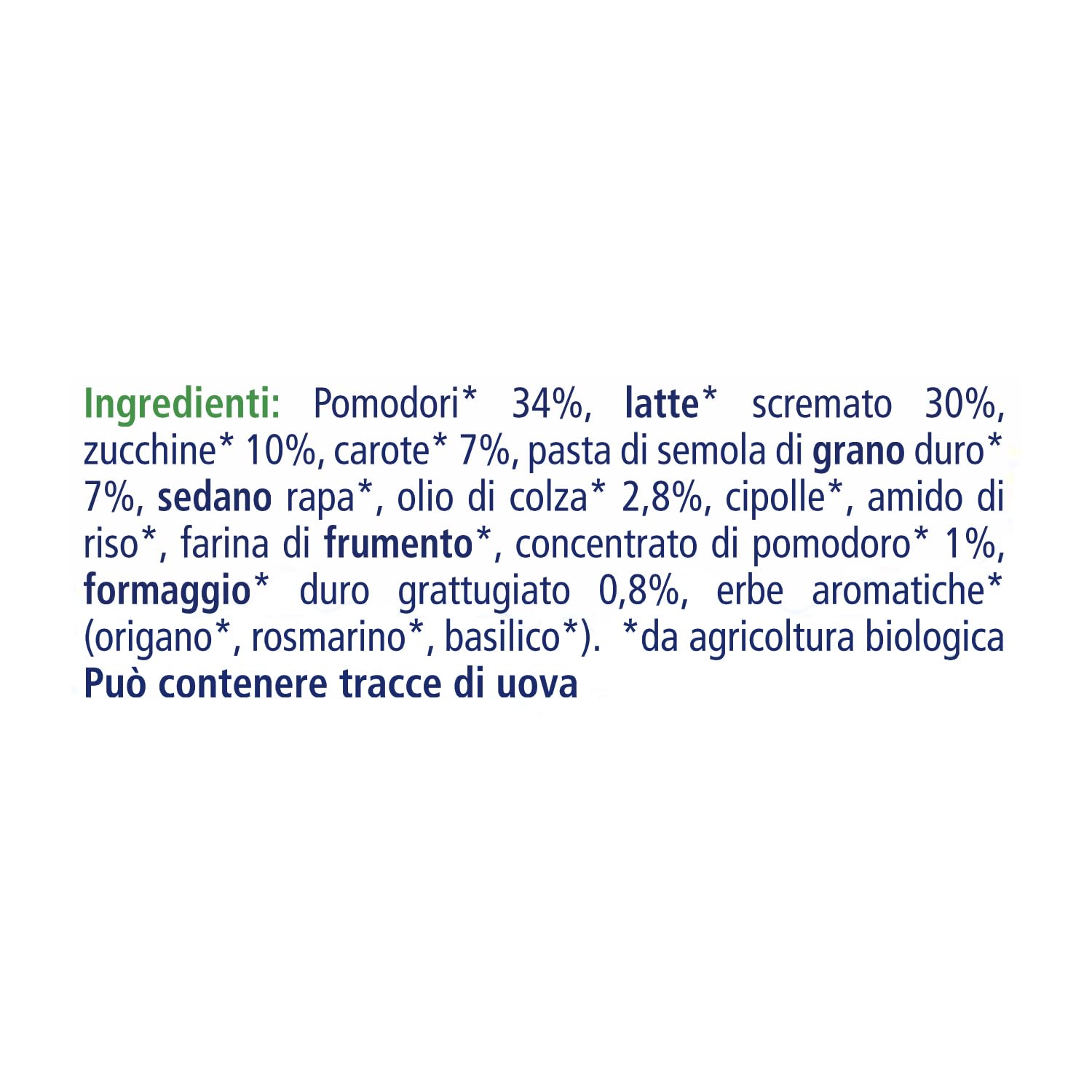 HiPP - Pappa Pronta Completa Bio, Ditalini Alle Verdure, 6 Confezioni da 250 g