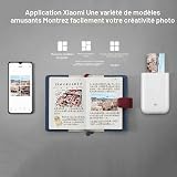 Dewanxin for Xiaomi Pocket Print Paste Paper, 50 sheets 5 x 7.6 cm ZINK Print Paste Paper for Xiaomi Pocket Portable Instant Photo Printer - 6