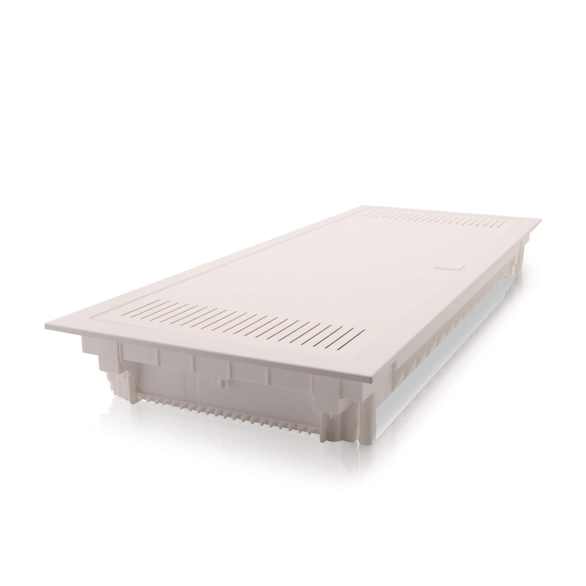 Intratec boîtier multimédia et tableau de distribution combiné encastré, IP30, 842 x 346 x 92 mm, 2 rangées, 24+4 modules, porte en acier blanc RAL 9003, répartiteur de communication