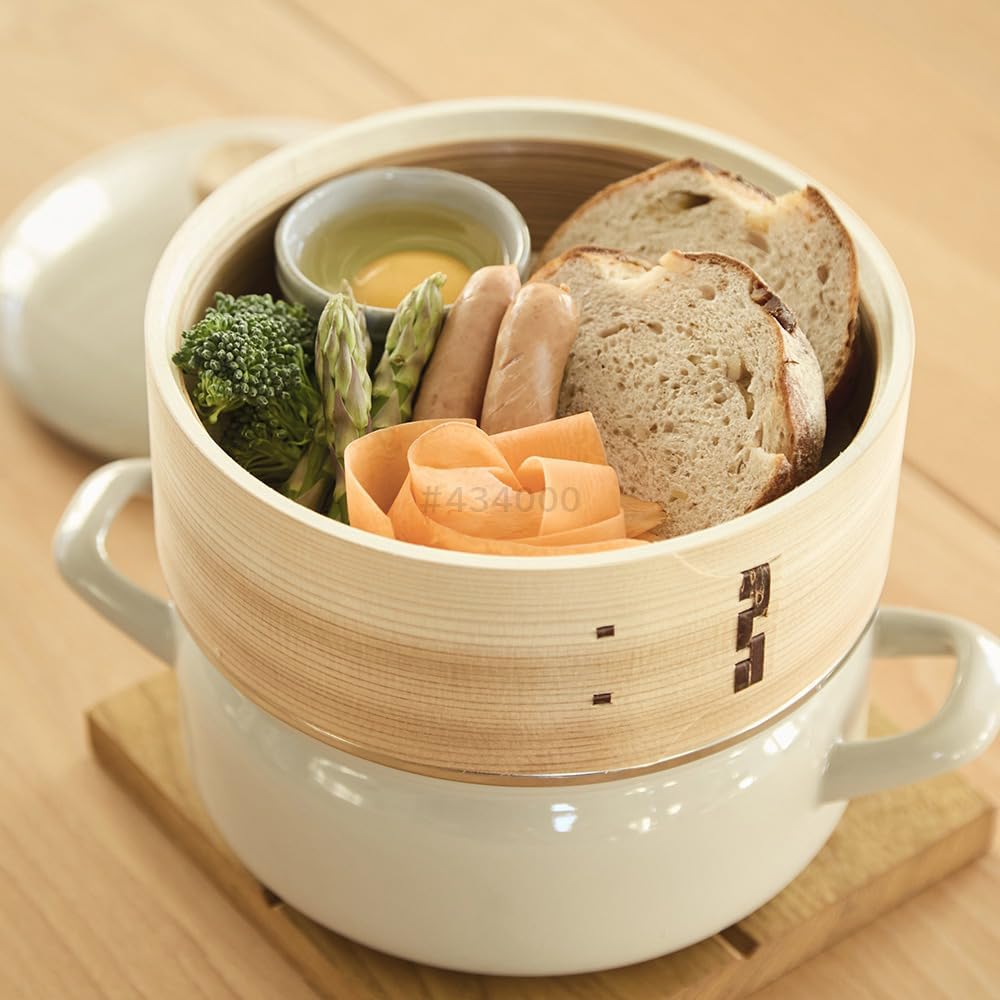 Fujifilm AMZ-SER18.GG Enamel Pot, 7.1 inches (18 cm), Color Included, Gray