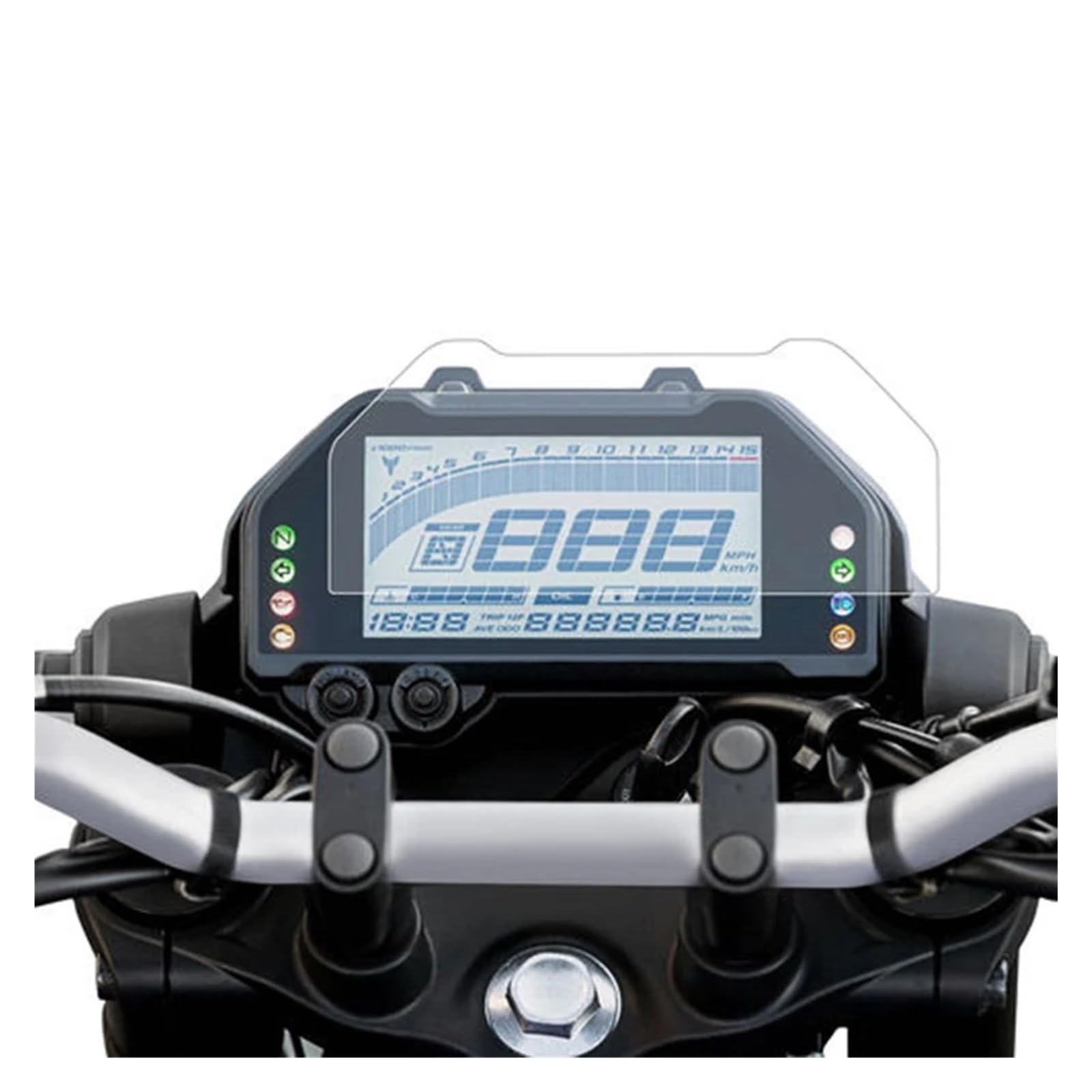 Protecteur d'écran pour tableau de bord moto idéal pour les balades en MT-03 R3 2019-2022