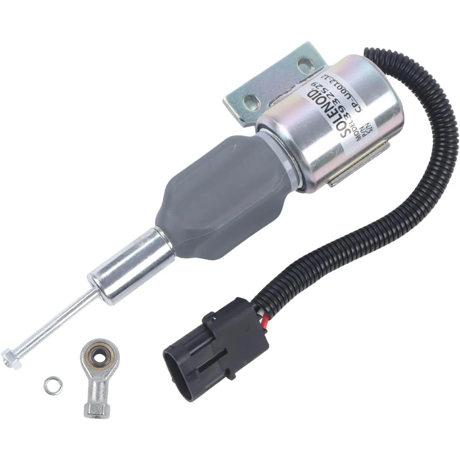 Hdrtcbu One Color Solenoid Valve For Cummins 6Bt5.9 4Bt5.9 R130 R170 Fuel Shut Off Solenoid Fuel Stop Solenoid