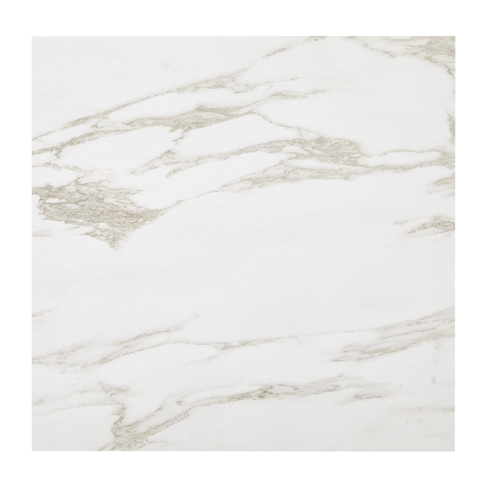 INMOZATA 30pcs Peel and Stick Floor Tiles 12 x 12 inches Vinyl Flooring Marble Effect Self Adhesive Floor Tile Waterproof Stick on Floor Tiles for Bathroom Kitchen Living Room(Marble White 04)