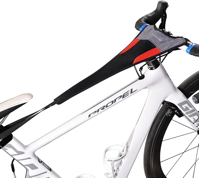 ROCKBROS Bike Sweat Guard Sweat Catcher for Turbo Trainer Sweat Cover for Indoor Bike Training Road Bike MTB Trainer Bicycle Sweat Net Bike Frame Protector Cover