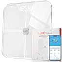 iHealth Nexus Bluetooth Body Fat Scale Smart BMI Scale Digital Bathroom Wireless Weight Scale, Body Composition Analyzer with Smartphone App 400 lbs - White gallery image