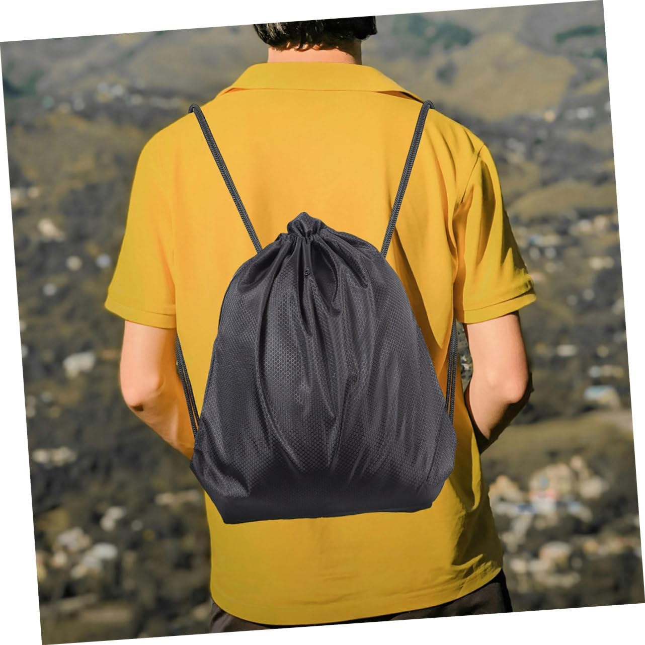 2pcs Helmet Sports Bag Bicycle Helmet Bag Storage Carrier Half Storage Pack Car Drawstring Motorcycle Holder