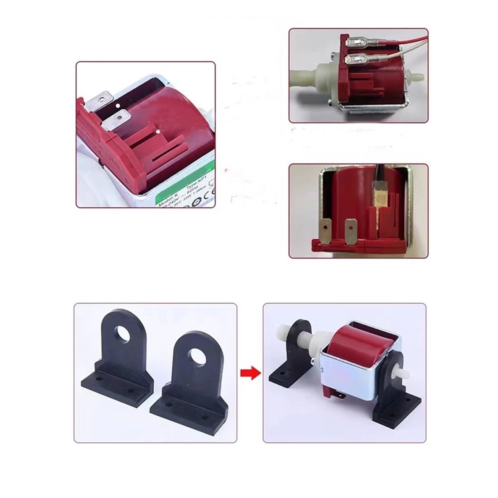 KP1 AC 220V - 240V 35W 53W 1.5MPa Micro Pompa Elettromagnetica A Solenoide For Generatore Di Macchina For Lampada A Vapore(KP1 35W)