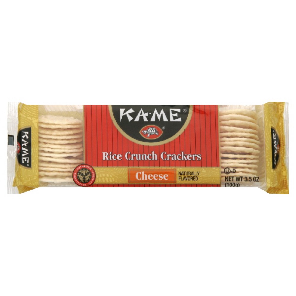 Kame Crackers Cheese Rice, 3.5000-ounces (Pack of6)