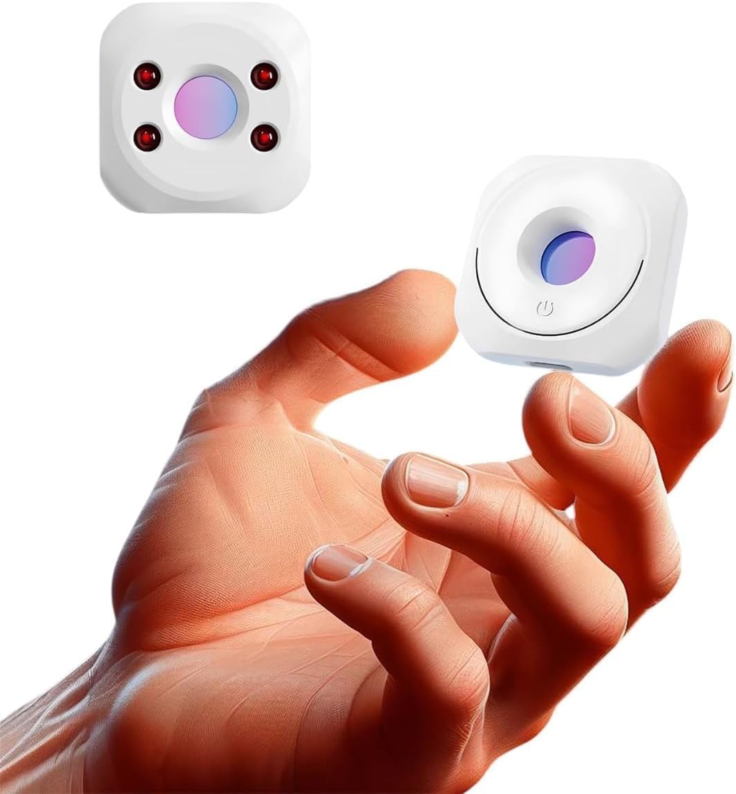 CRIYALE Hidden Camera Detector Device | Spy Camera Detector Privacy Protector Portable Wireless Bug Detector | Security Camera Detector Anti Spy WirelessInfrared Sweeper Device Home, Office (White)-picture-17