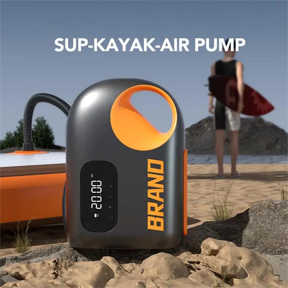 Bomba eléctrica de pádel 18000mAh,Bomba de aire eléctrica 20 psi,Bomba de aire portátil Sup,Inalámbrico,Iluminación LED,para tablas de surf, tiendas y otros aparatos inflables