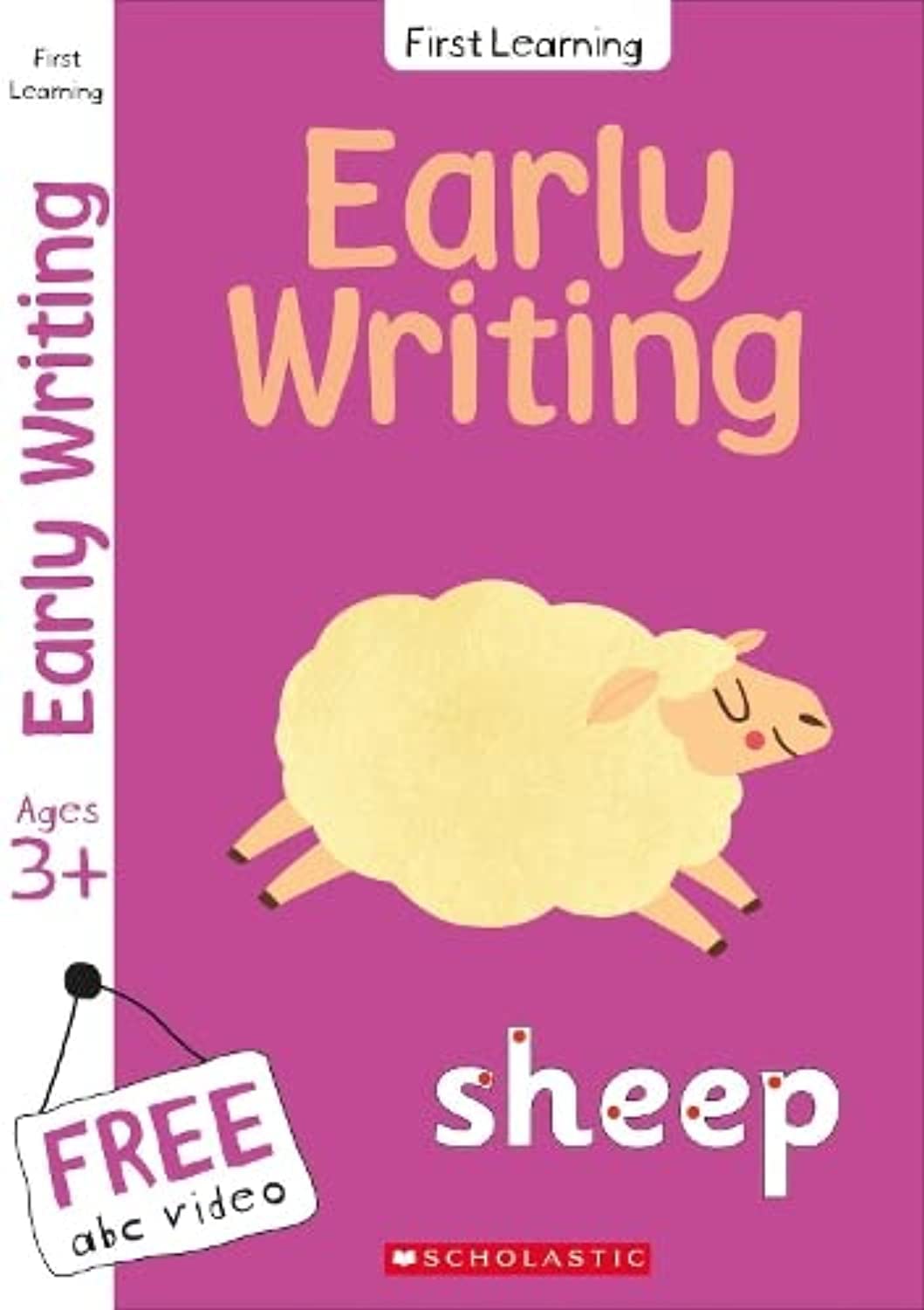 Scholastic Writing workbook for Ages 3-5 (Book 1)This preschool activity book includes a free abc video