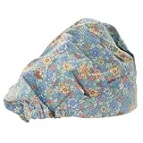 QIYIPASTA Bouffant Scrub Caps Unisex Working Cap Scrub Hats One Size Multi Color (QI02-23N25B)