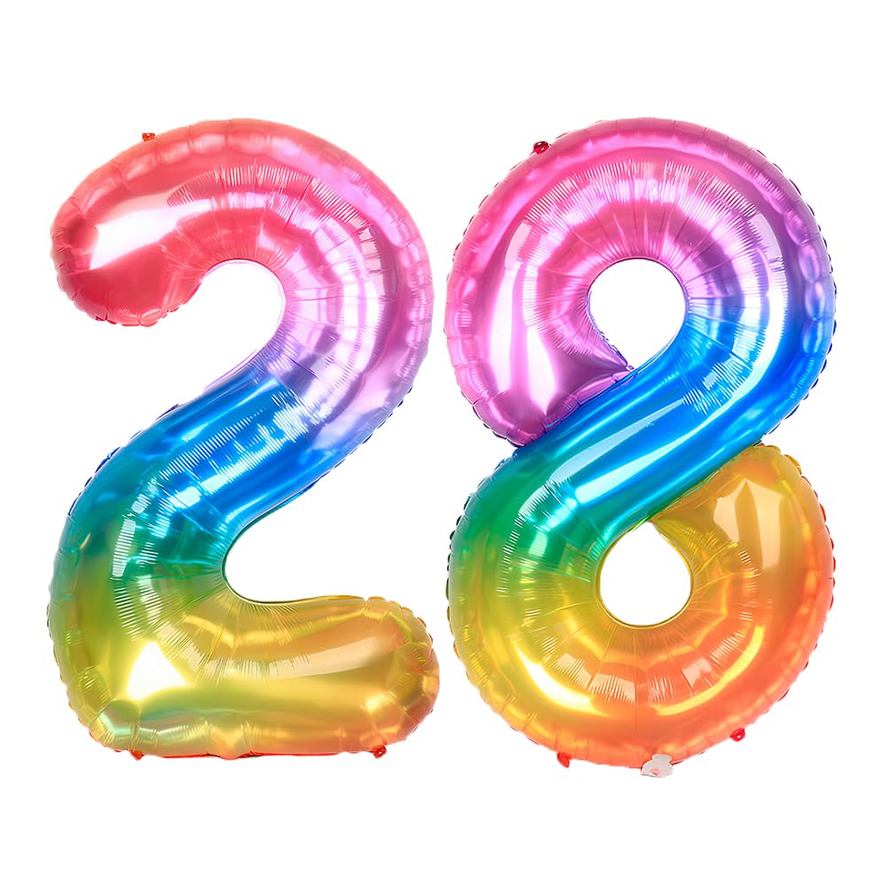 Foil Globo Número 5 Azul 40" (101cm), Inflable Helio o aire, Gigante Numeros 0-9, 10-19, 20-29, 30-100, Grande Globos Decoración para La Boda Aniversario y Cumpleaños Fiestas — view 249