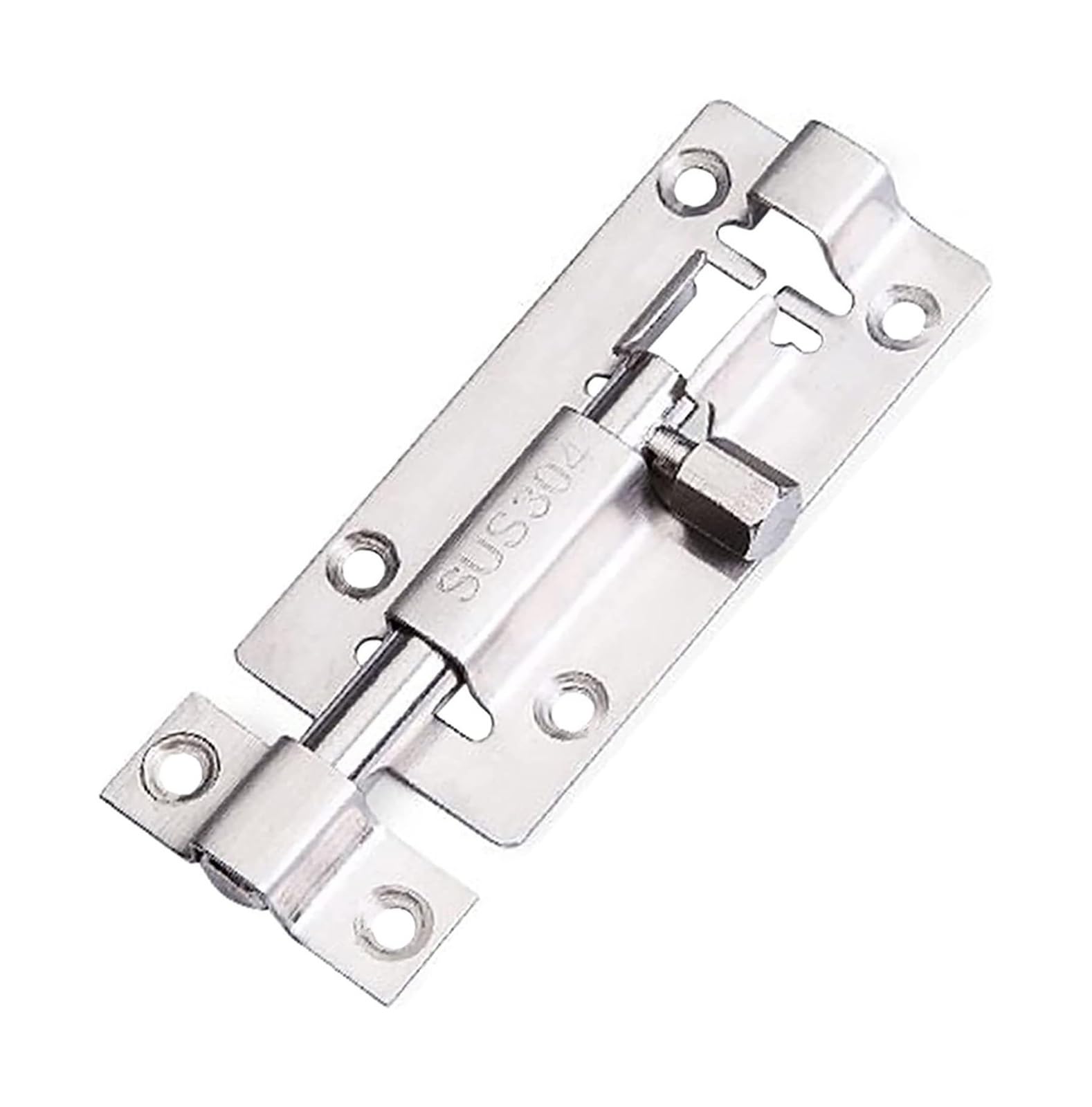 Door Lock Bolt, Sliding Door Barrel Bolt Latch Stainless Steel Gate Lock 3-6 Inches(3 inches)