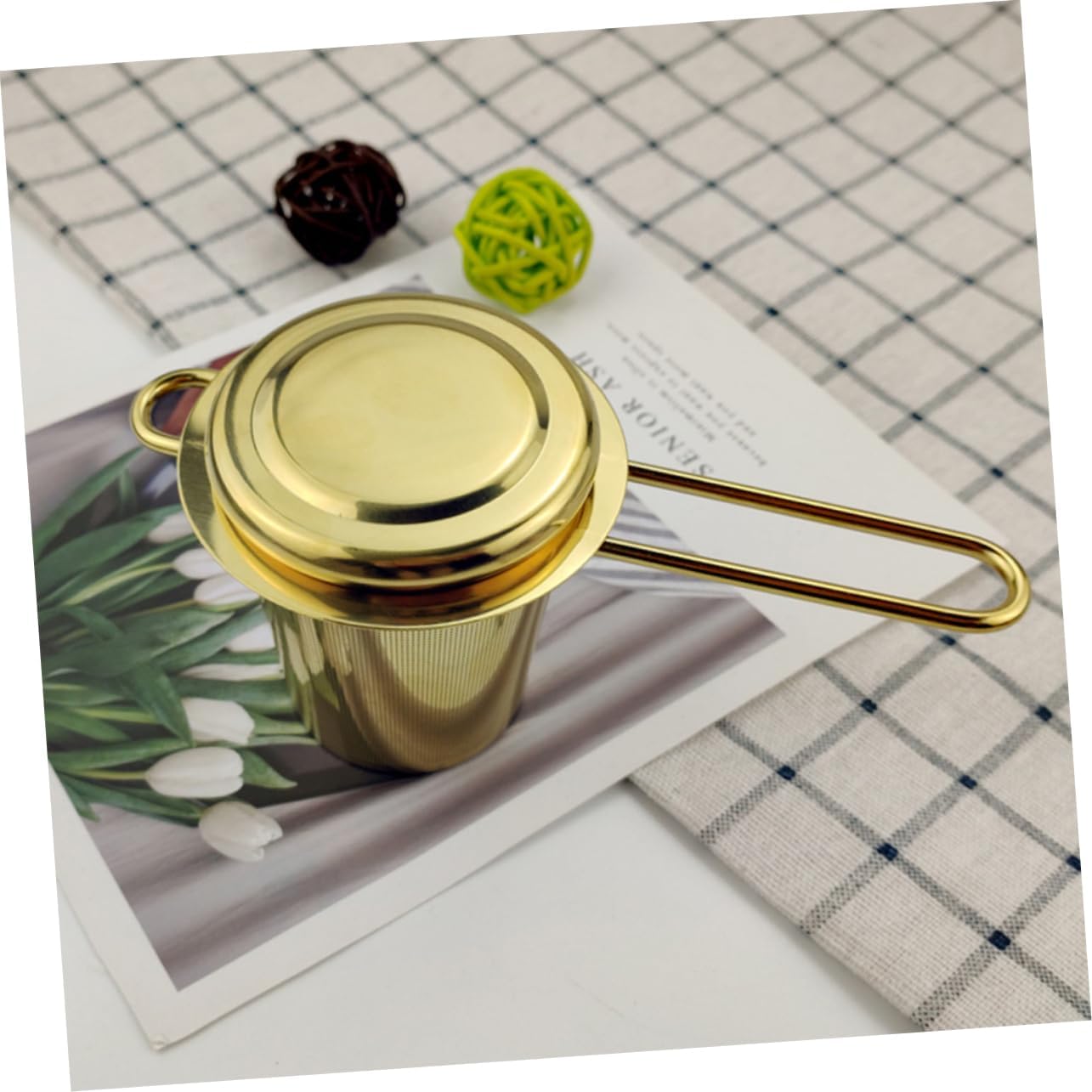 Tea Infuser, Tea Strainers Stainless Steel Tea Strainer Loose Leaf Tea Accessories Tea Infuser Tea Loose Leaf Tea Leaves Loose Leaf Diffuser Teapots Tea Bucket Bulk