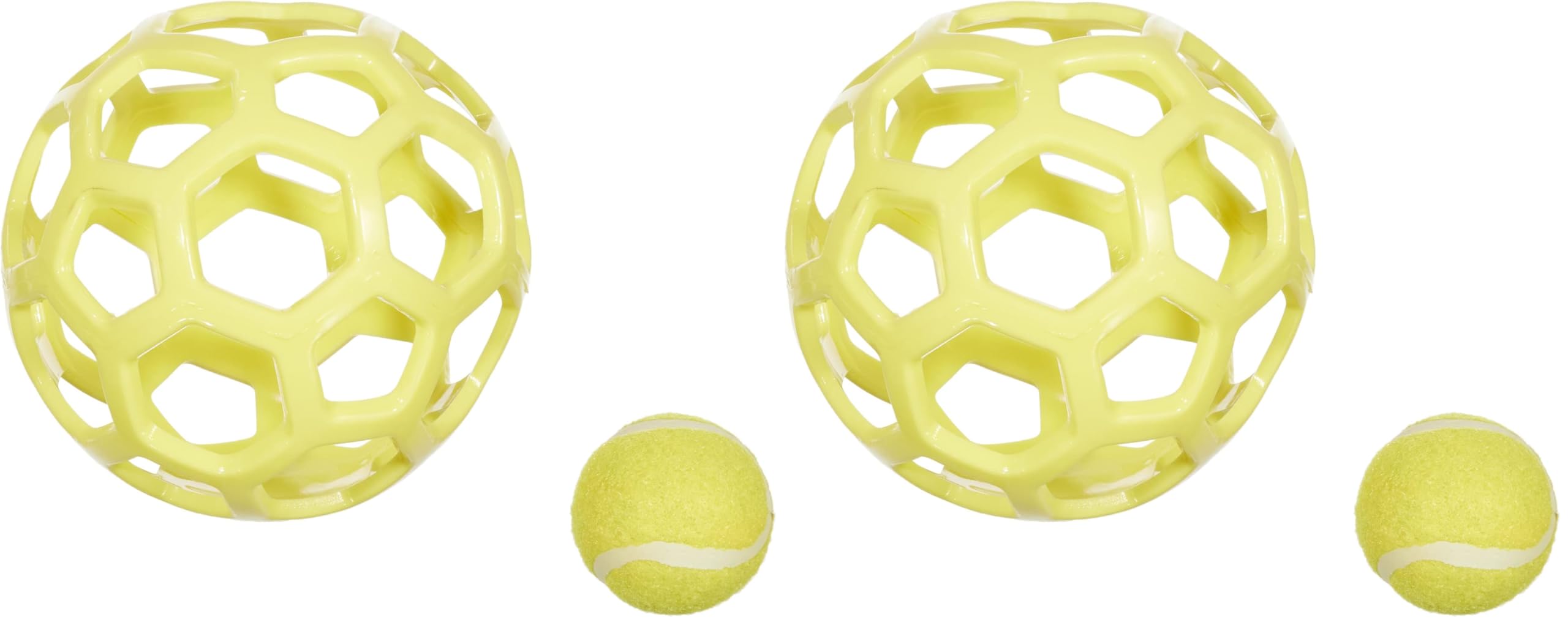 Pawise Tpr Caged Ball Köpek Oyuncağı (2 paketi)