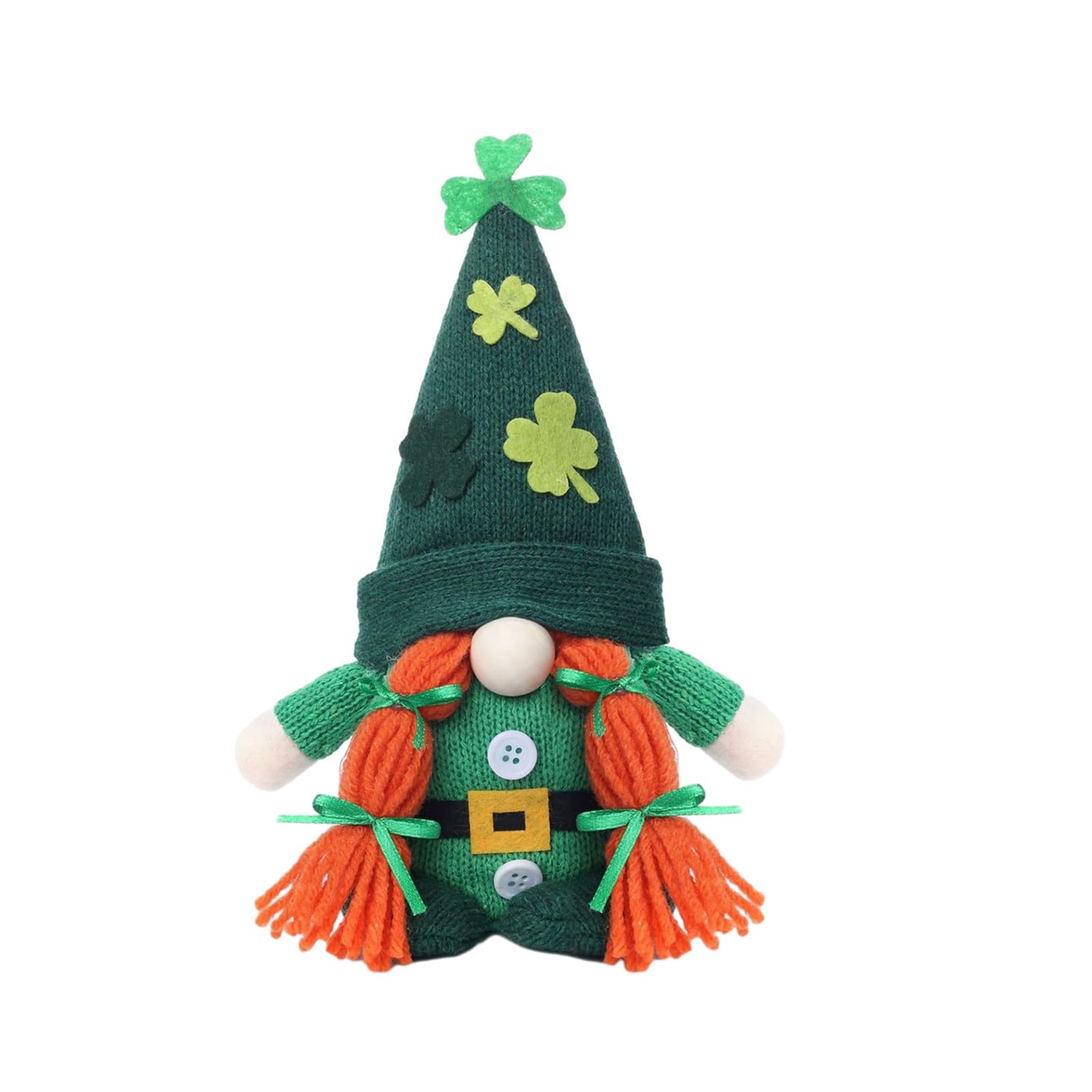 Buxuaaaa Men's A Buxuaaa Stpatrick ' S Day Irish Day Plushes Doll Stpatrick ' S Easter Gift, Shamrocks Figurine Green Decoration Green Irish