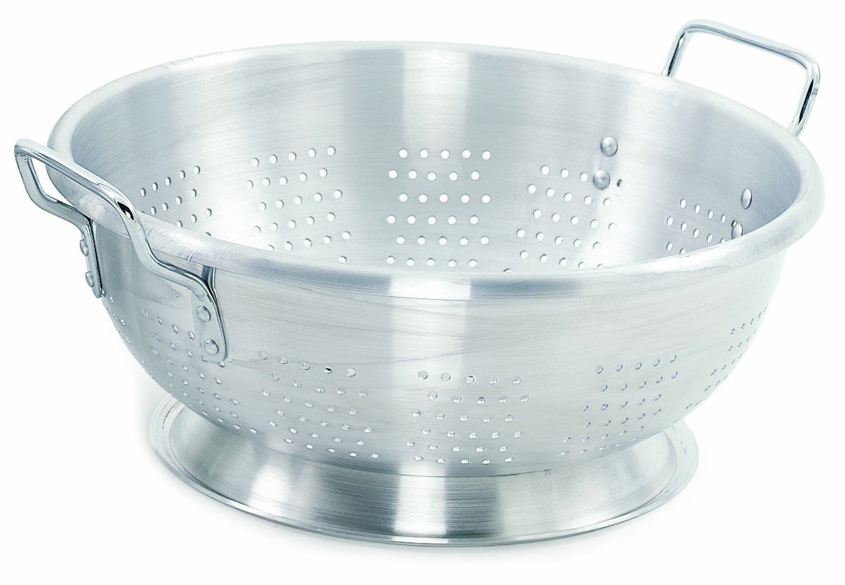 Crestware 16-Quart Heavy Duty Aluminmum Colander