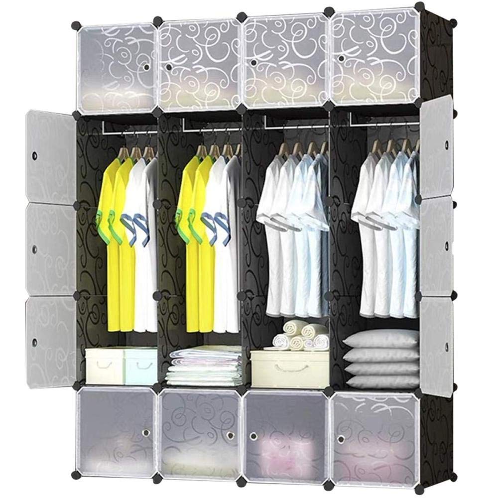 Armoire de garde-robe portable modulaire 20 cubes penderie modulable