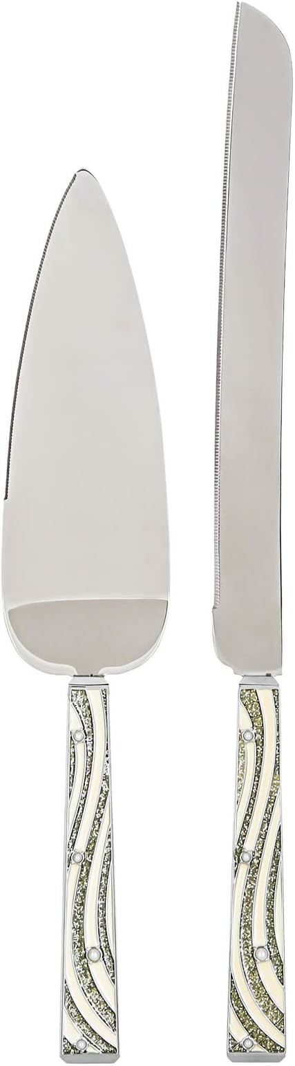 Linkage Orient Cake Knife And Server Set,Multi Color