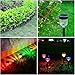 SMY Lighting Solar Outdoor Path Lights, Color Changing Waterproof IP65 Auto On/Off Solar Landscape Pathway LED Lights for Back Yard and Walkway Decorative